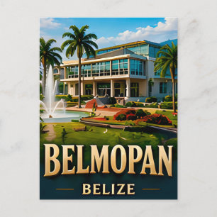 Cartão Postal 📍 Belmopã, Belize, Lembrança de Viagem