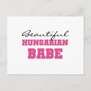 Cartão Postal Belo Bebê Húngaro