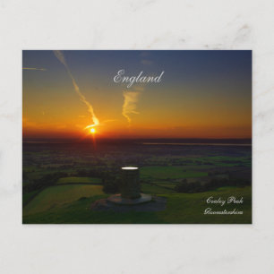 Cartão Postal Belo Cartão-postal Sunset, de Inglaterra, Reino Un