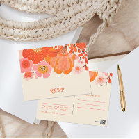 Belo Coral Rosa Papoila Flor RSVP