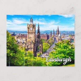 Cartão Postal Belo Edimburgo, Escócia, Reino Unido