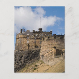Cartão Postal Belo famoso castelo gigante de Edimburgo em
