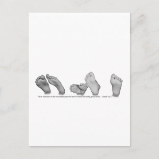 Cartão Postal Belo Feet
