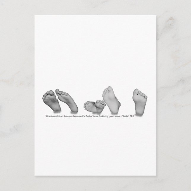 Cartão Postal Belo Feet (Frente)