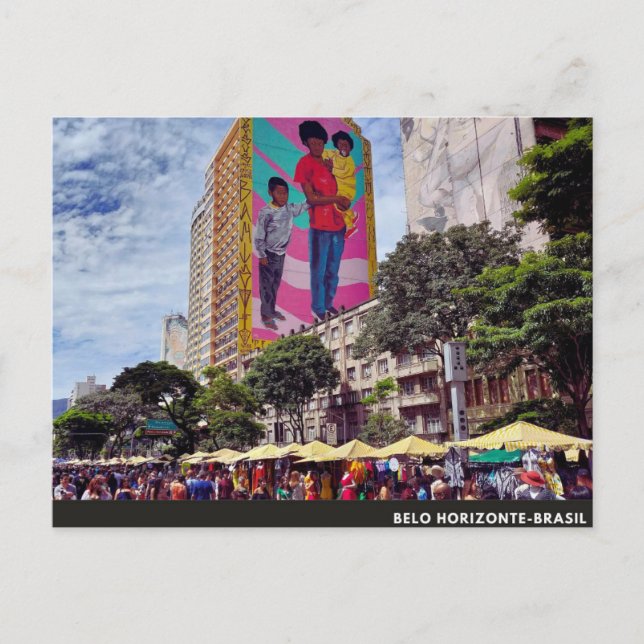 Cartão Postal Belo horizonte- Brasil (Frente)