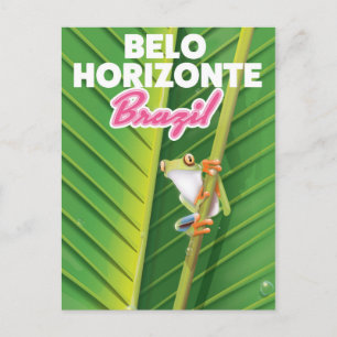 Cartão Postal Belo Horizonte, poster de viagens do Brasil