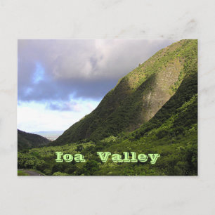 Cartão Postal "Belo Iluminação Sobre IOA VALLEY, MAUI"