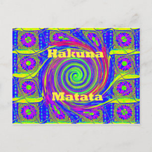 Cartão Postal Belo Incrível Colorido Vetor Geométrico Rodopio