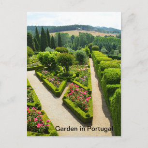 Cartão Postal Belo jardim em Portugal