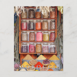 Cartão Postal Belo Marrocos Marrakesh Red Old City Souvenir