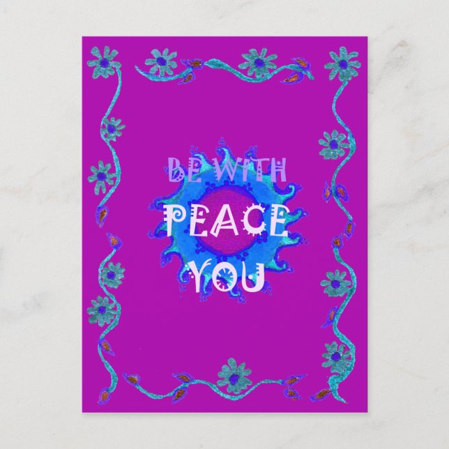 Cartão Postal Belo ouro amarelo incrível design gráfico (Frente)