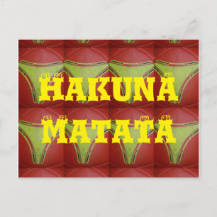 Cartão Postal Belo Ouro de padrão geométrico amarelo