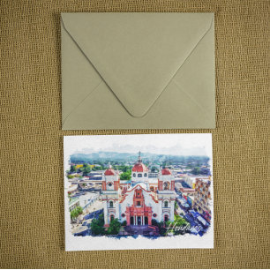 Cartão Postal Belo Panorama de Honduras