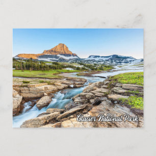 Cartão Postal Belo Parque Nacional Glacier, Montana