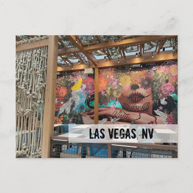 Cartão Postal Belo restaurante Viva Las Vegas Cartão-postal  (Frente)