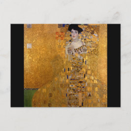 Cartão Postal Belo retrato de uma senhora de Gustav Klimt,Deco