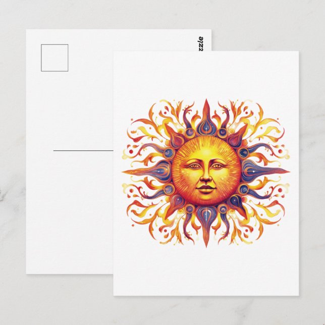 Cartão Postal Belo Sol Ilustrado (Frente/Verso)