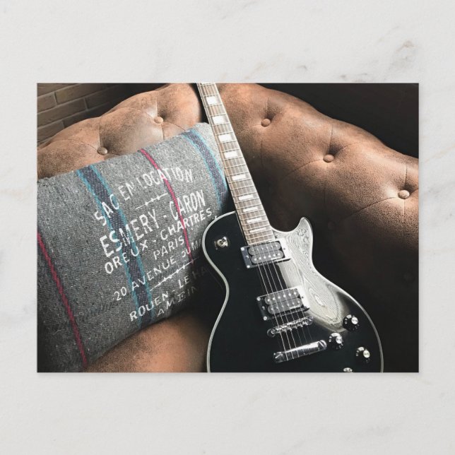 Cartão Postal Belo Violão Acústico (Frente)