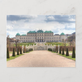 Cartão Postal Belvedere Viena Áustria