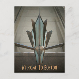 Cartão Postal Bem-Vindo A Boston