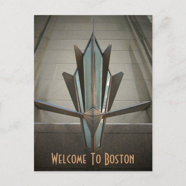 Cartão Postal Bem-Vindo A Boston (Frente)