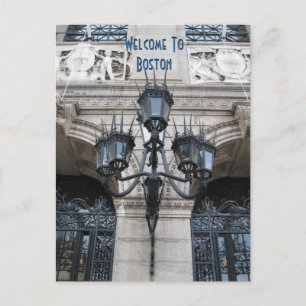 Cartão Postal Bem-Vindo A Boston