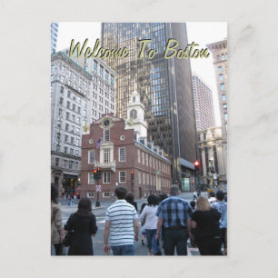 Cartão Postal Bem-Vindo A Boston