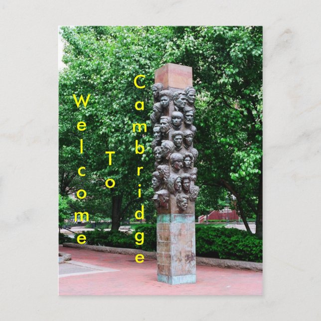 Cartão Postal Bem-Vindo A Cambridge (Frente)
