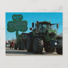 Cartão Postal Bem-vindo a Dublin (Texas)