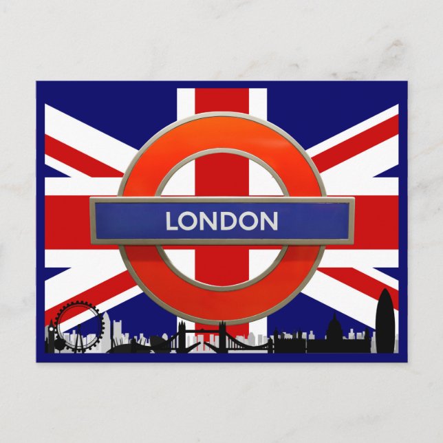 Cartão Postal Bem-vindo a Londres (Frente)