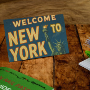 Cartão Postal Bem-Vindo A Nova Iorque