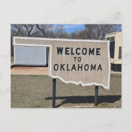 Cartão Postal Bem-vindo a Oklahoma