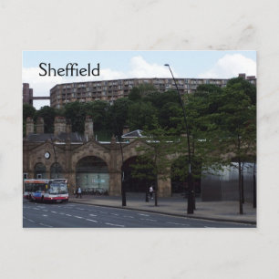 Cartão Postal Bem-vindo a Sheffield