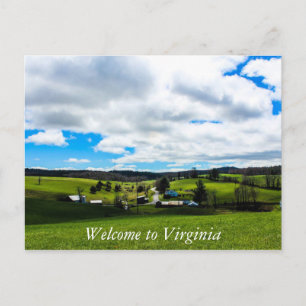 Cartão Postal Bem-vindo à Virgínia 2