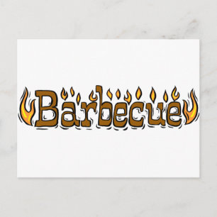 Cartão Postal Bem-Vindo Ao Barbecue