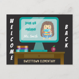 Cartão Postal Bem-vindo ao E-learning Postcard