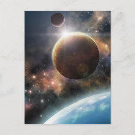 Cartão Postal Bem-vindo ao Espaço