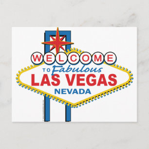 Cartão Postal Bem-vindo ao Fabuloso Las Vegas