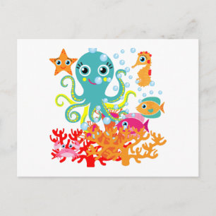 Cartão Postal Bem-vindo ao Oceano