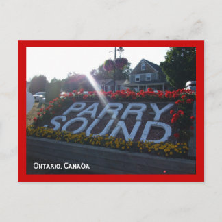 Cartão Postal Bem-vindo ao Ontário,Canada-Parry Sound