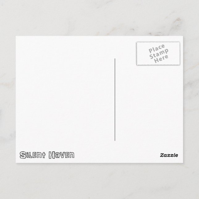 Cartão Postal Bem-vindo ao Silent Hill (Verso)