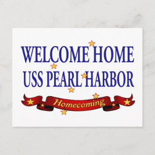 Cartão Postal Bem-vindo ao USS Pearl Harbor