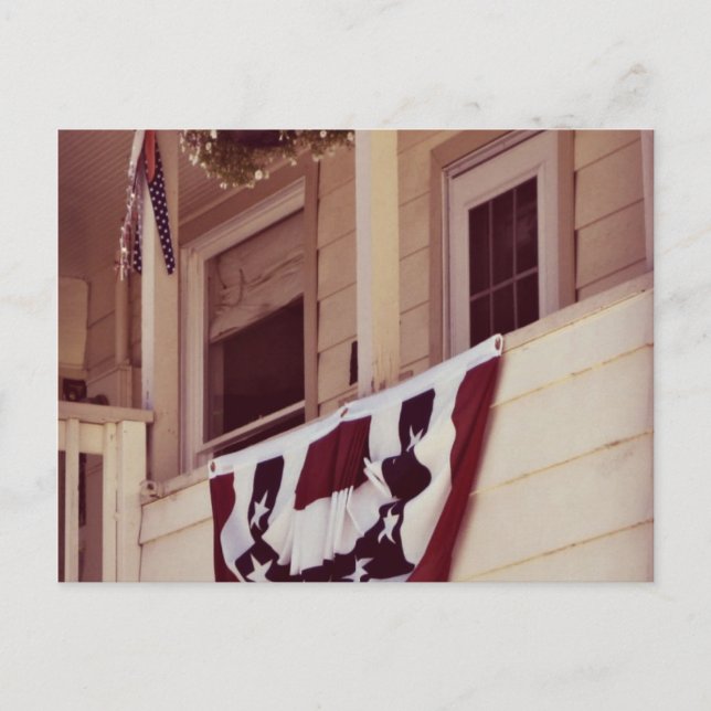 Cartão Postal Bem-vindo em Casa e Obrigado - Varanda da Frente P (Frente)