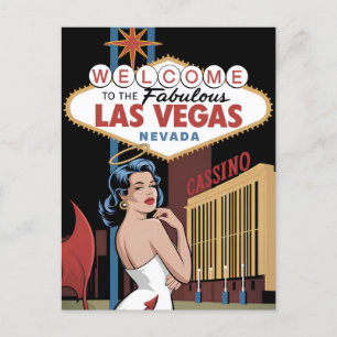 Cartão Postal Bem-vindos ao fabuloso Las Vegas Nevada