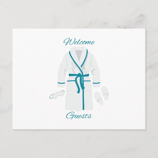 Cartão Postal Bem-vindos Convidados (Frente)