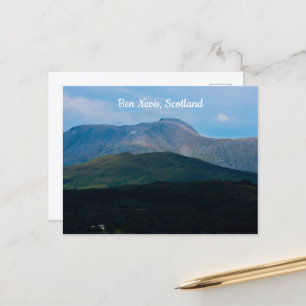 Cartão Postal Ben Nevis, cartão-postal da Escócia