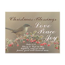 Bênção de Natal, Joy da Paz do Amor, Luke 2:14