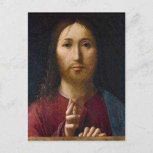 Cartão Postal Bênção do século 15 Cristo