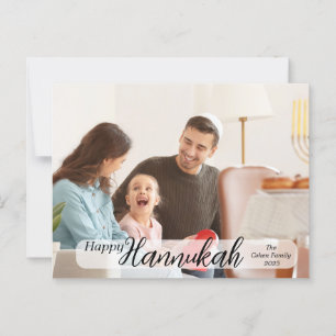 Cartão Postal Bênção no Feriado da Família Hannukah