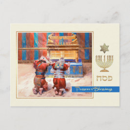 Cartão Postal Bênçãos de Páscoa. Belas Artes